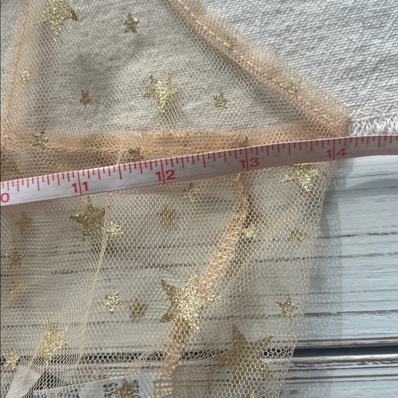 Golden Galaxy Sparkle Mesh Maxi Dress Cover Up - Picture 8 of 9